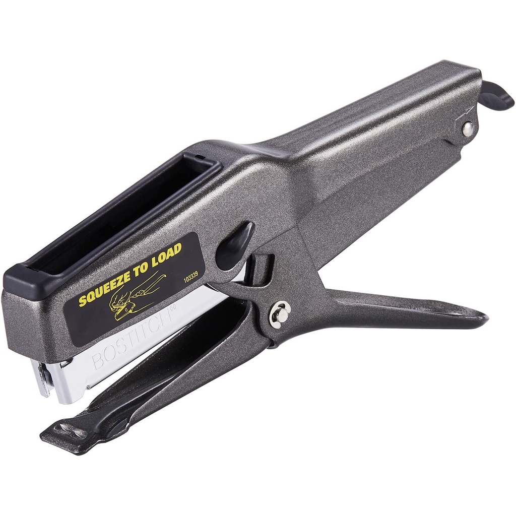Bostitch Office Heavy Duty Plier Stapler, 45 Sheet Capacity, Charcoal