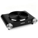CUSIMAX Electric Hot Plate for Cooking Portable Single Burner 1500W Cast Iron hot plates Heat-up in Seconds Adjustable Temperature Control Stainless Steel Non-Slip Rubber Feet Upgraded Version B101