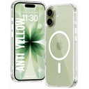 DIZORO Crystal Clear Magnetic Compatible with iPhone 17 Case with Anti-Yellow Anti-Scratch Shockproof Transparent Cover