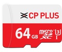 CP PLUS 64GB microSDXC Memory Card Grade UHS-3 Class 10, Up to 70 Mbps Reading & 30 Mbps Writing Speed with High Performance of Data Transfer & Lower Power Consumption for Portable Devices