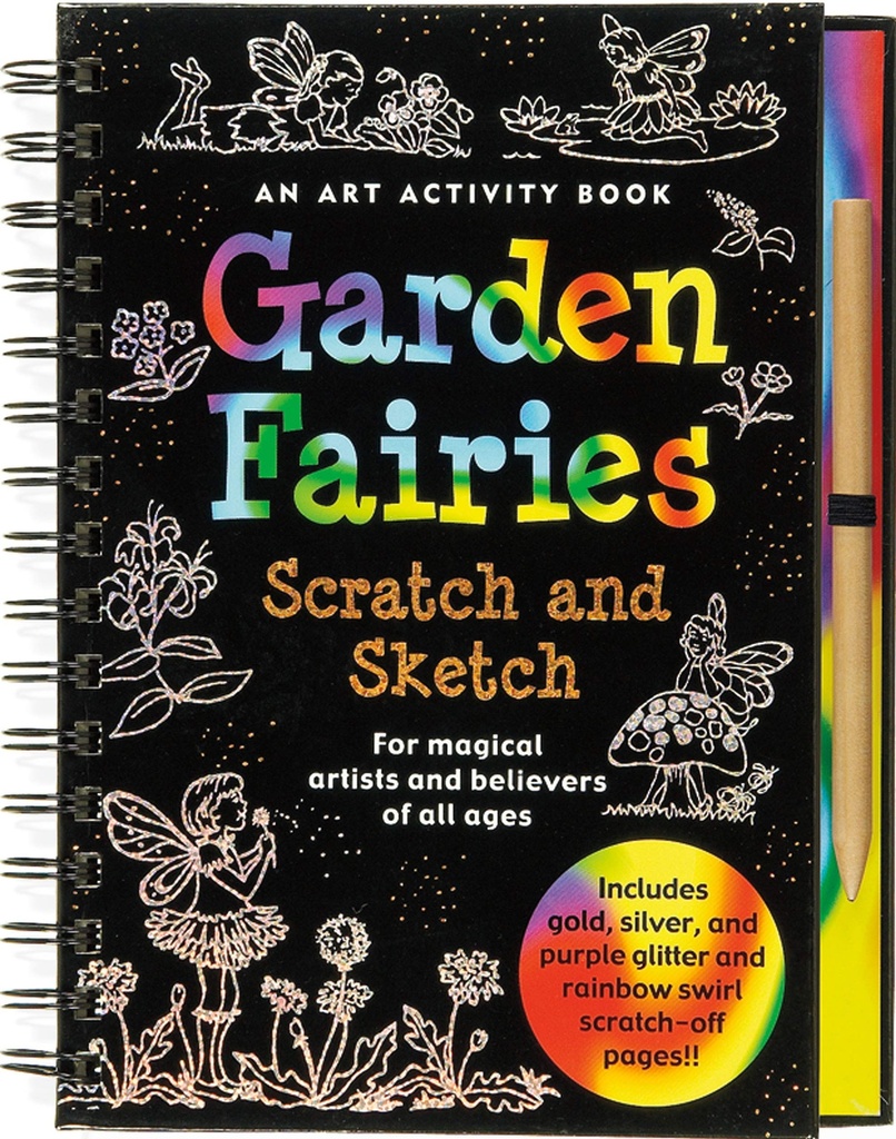 Garden Fairies Scratch and Sketch: An Art Activity for Magical Artists and Believers of All Ages (Scratch & Sketch)
