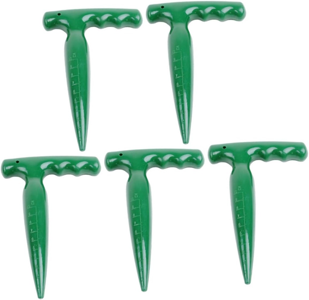 Garden Puncher Tool Plant Dibber Seed Spacers Dibbler Gardening Tool Hand Dibber Portable for Transplanting
