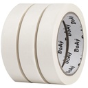 3 Pack White Masking Tape - Painters Tape 1 Inch Wide - Multi-Surface, Water Resistant, Indoor & Outdoor Use - 270FT Total - Artist Tape for Paint, Wall, Watercolor, Car, DIY (#4010)