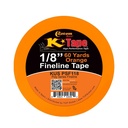 Custom Shop 1/8" Fine Line Tape Polytape Orange Fineline Masking Tape