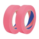 Painters Tape, 1 inch x 55 Yards x 2 Rolls Pink Painters Masking Tape for Indoor and Outdoor Use, Medium Adhesive Paint Tape for DIY Crafts, Arts, Painting, Easy Removal