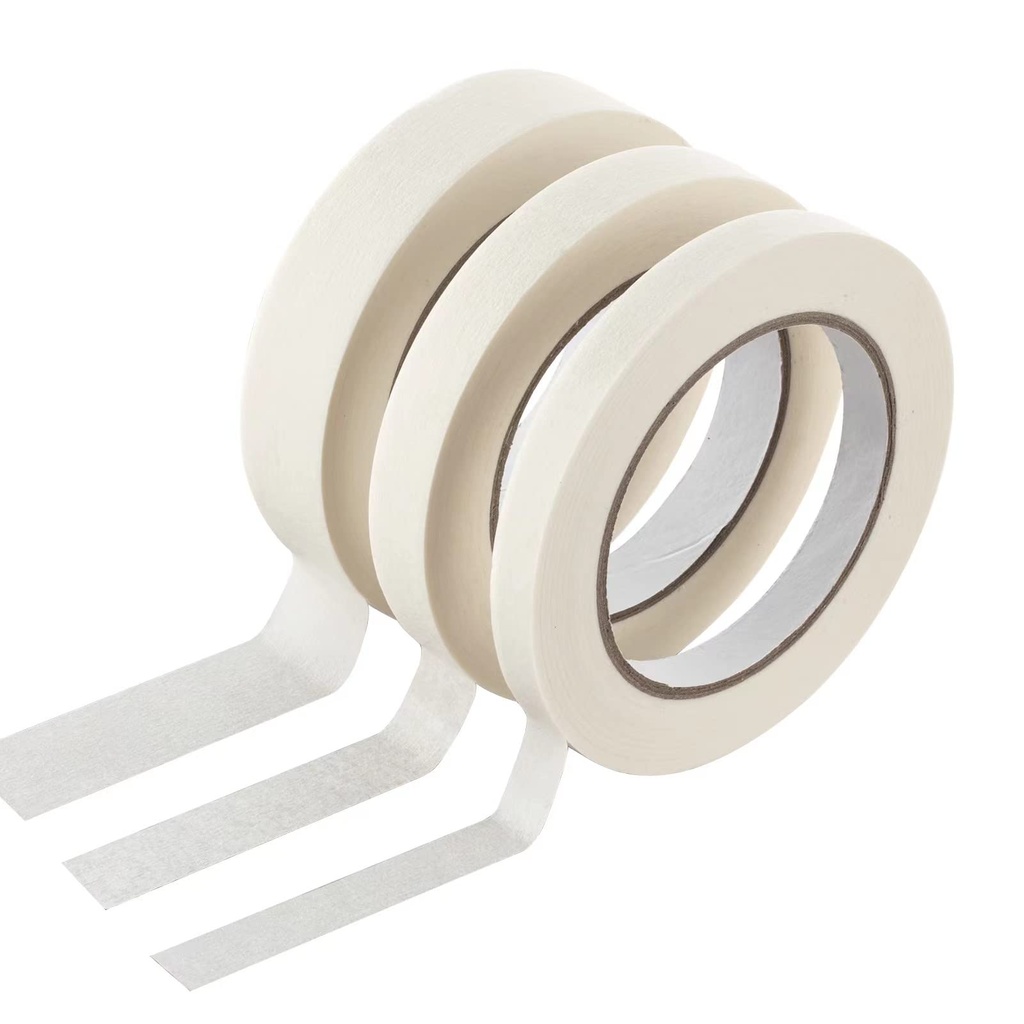 3 Rolls Beige White Masking Tape