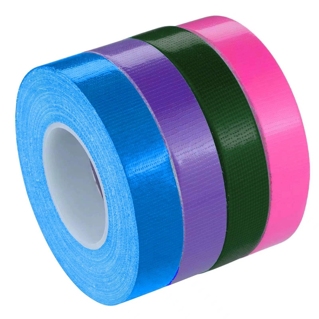 4 Rolls Colored Duct Tape, Multi Use Water Pipe Tape, Waterproof