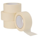Lichamp Wide Masking Tape 2 inches, White Masking Tape Bulk Multi Pack, General Purpose & High Performance, 1.95 inches x 55 Yards x 4 Rolls (220 Total Yards)