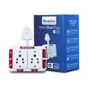 Smart Plug 6amp Dual Node - Up to 500W per Plug, Compact & Hub-Free, App Controlled, Compatible with Alexa & Home - Voice Enabled Smart Home Socket (White)
