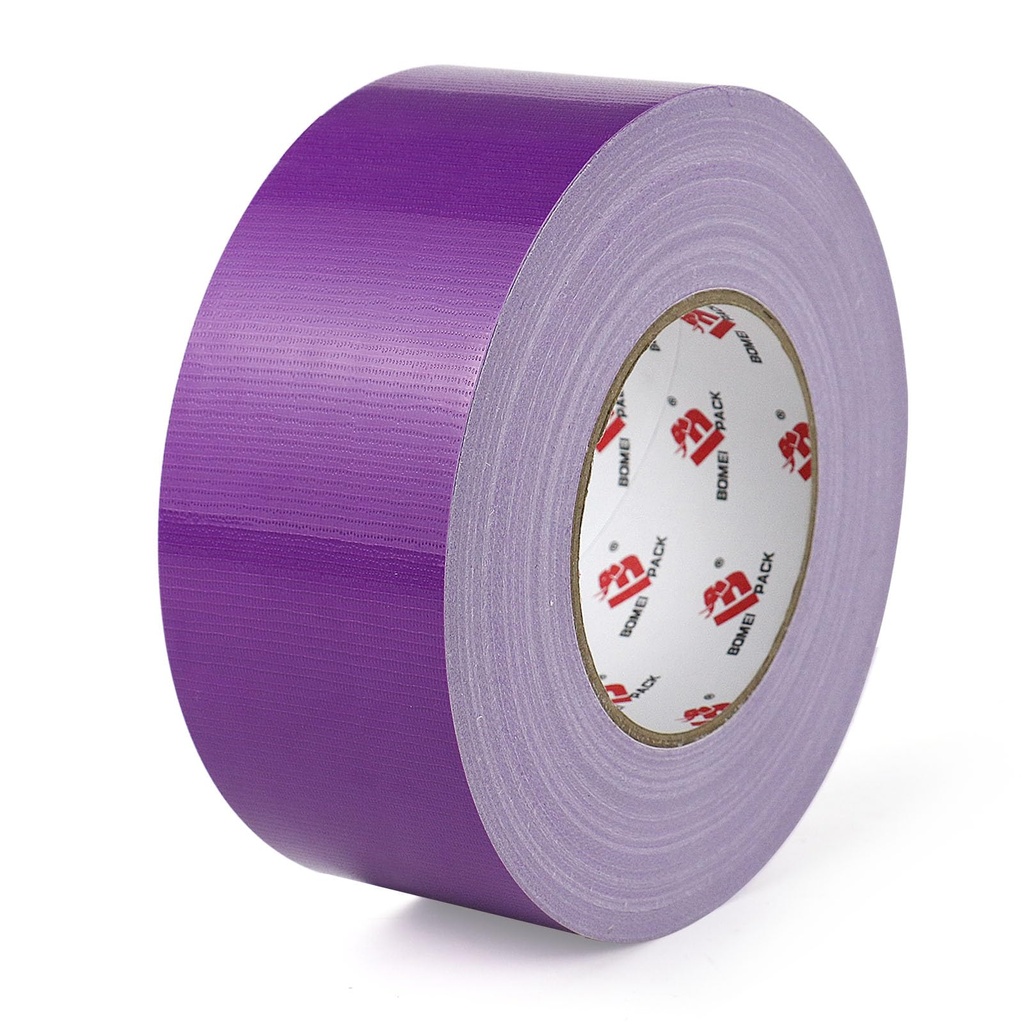 BOMEI PACK Duct Tape Heavy Duty,2 Inch x 60 Yards,Waterproof and Tear by Hand,Strong Strength,Residue Free,Flexible and All Weather-Value for Repair,Home and Professional Use (Purple)