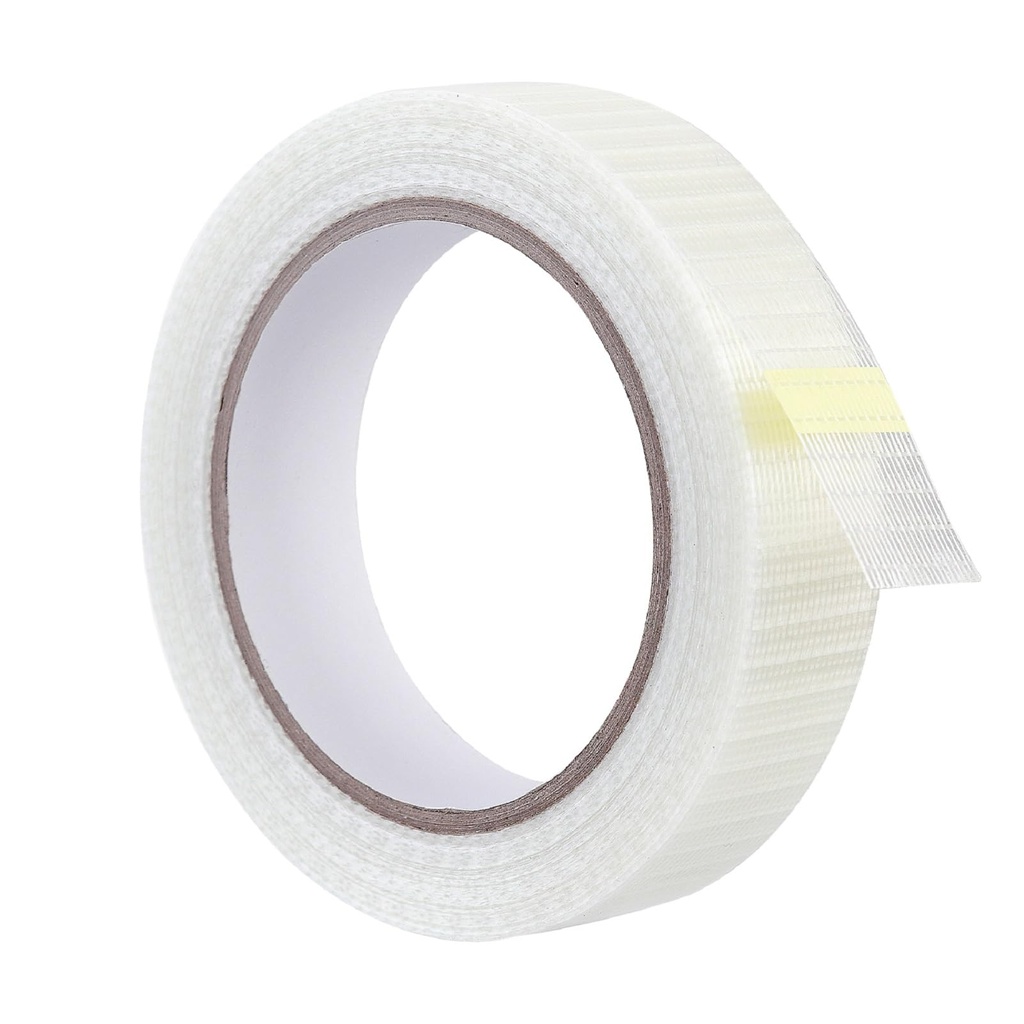 QDiShi Transparent Duct Tape, Heavy Duty Waterproof Tape, High Performance Weather Resistant Tape for Discreet Repairs and Mounting Residential Shipping Packing and Industrial Uses (1 in x 22 Yards)