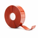 1" x 36' Red Self-Fusing Silicone Tape, Hose Repair Wrap, Heavy Duty and Leak Proof Rubber Hose Tape for Gym Equipment Hose Emergency Repair (0.5mm in Thickness)