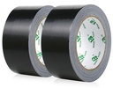 Black Duct Tape 1.88 inch, Industrial Grade1.88 inches x 20 Yards (66 ft), 9 Mil Heavy-Duty, Waterproof, UV Resistant for Crafts & Home Improvement (2 Pack Total 40Yards)