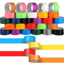 Fainne 24 Pack Colored Duct Tape Bulk, Colorful, 10 Yards X 2 Inches