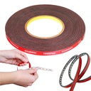 CANOPUS Double Sided Tape, Heavy Duty Adhesive Tape, LED Mounting Tape, Waterproof Foam Tape, 0.4in x 32ft, Suitable for LED Strip Lights, Indoor/Outdoor Craft, Home & Office Projects