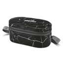 MILTON Executive Lunch Box with Steel Cutlery, 2 Inner Steel Round Containers 280ml Each & 1 Microwave Safe Oval Plastic Container 450ml, Insulated Bag, Leakproof Office Tiffin, Easy to Carry, Black