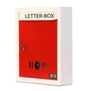 Lepose Metal Wall Mount Mail Box/Letter Box for gate and Wall (White)