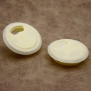 RAB Cable Manager PVC, for Office, Home (Color:- Ivory, Size:- 3 Inch, Hole Size 2.5 inch, Pack of 4 Pcs)