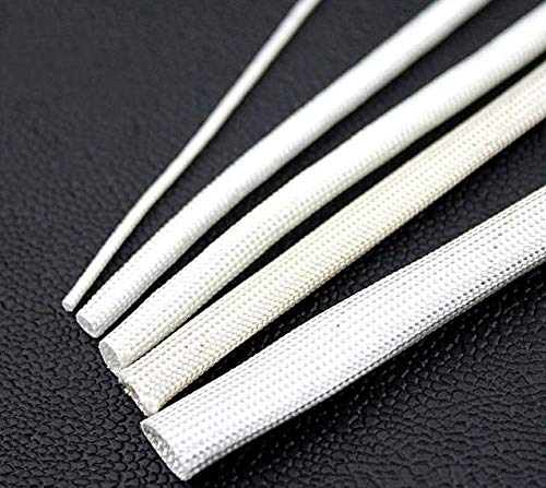 ART IFACT 8 Meters of Fiberglass Insulation Sleeves - 1 Meter Each 1mm, 2mm, 3mm, 4mm, 5mm, 6mm, 8mm and 10mm Tube