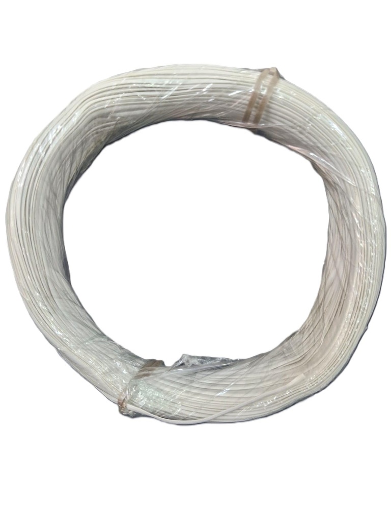 Eagolex Twist Tag Tie and Binding Wire - Pack of 1 | 90m Long | Ideal for holding USB cables, computer wires, mobile phone chargers, surgical masks, gardening and flower growth (White)