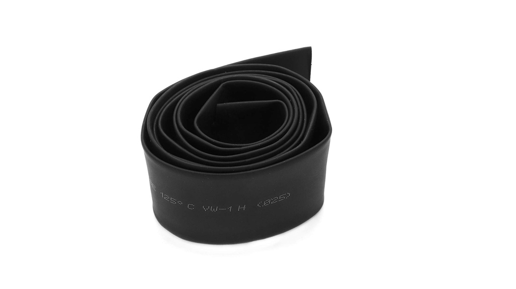 Electronic Spices 25MM Adhesive Heat Shrink Tubing, Cable Sleeve, Electrical Wire Wrap Protector for DIY (Black) 1M
