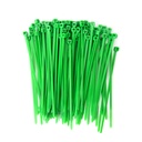 Electronic Spices (2.5mmX100mm) Heavy Duty Industrial Grade Self Locking Cable Zip Ties Green - Pack of 100