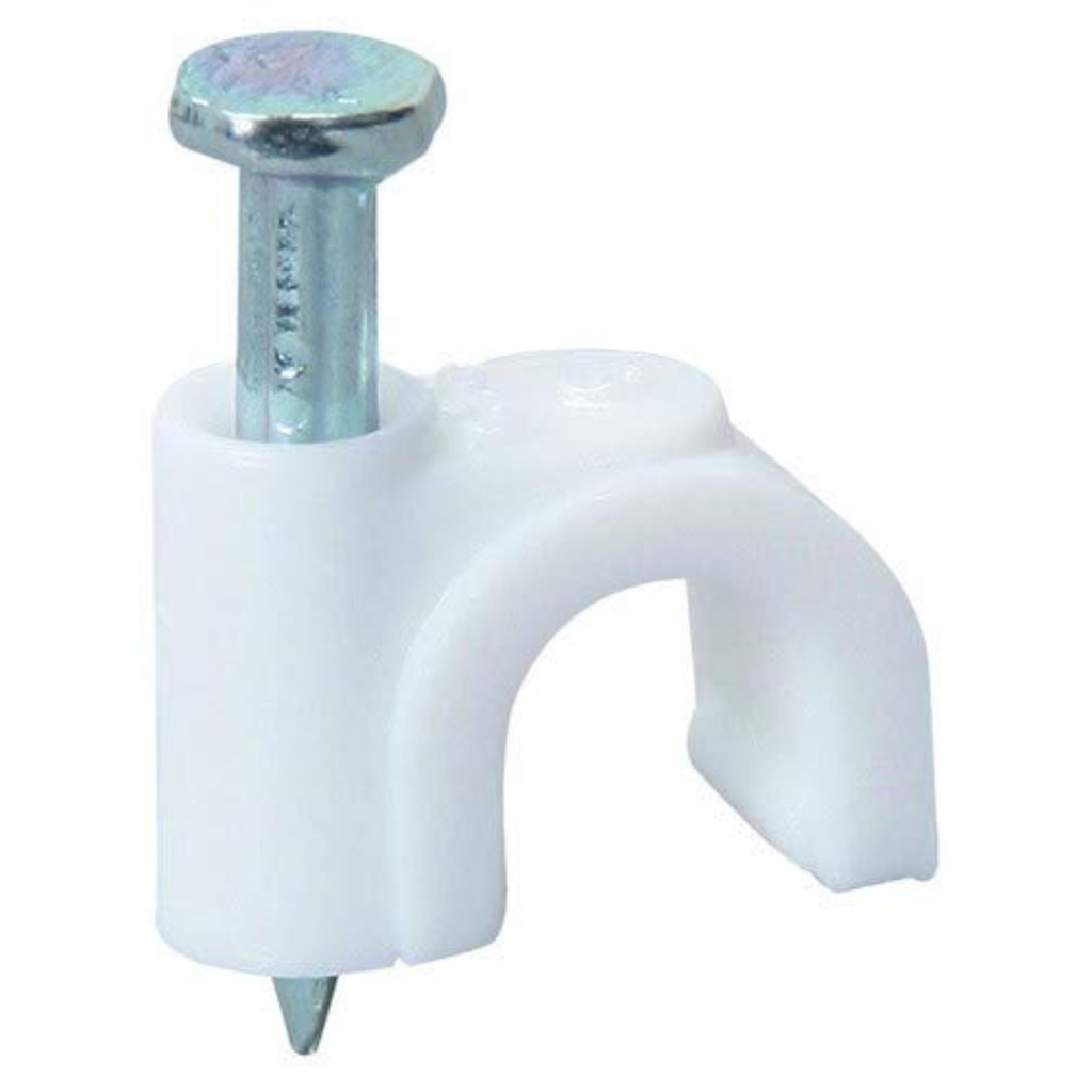 Elegant Casa Cable Clip, White, 200 Pieces