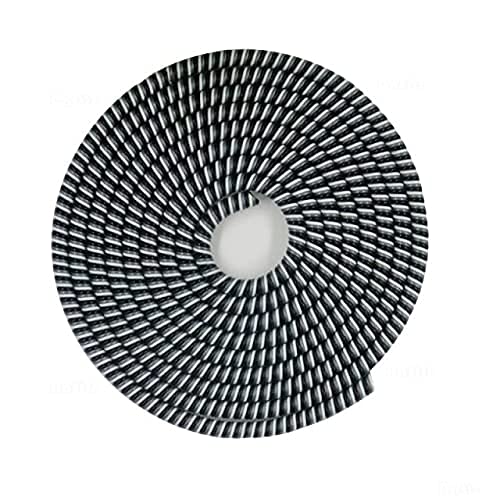 Cable Protector | 1.5 Meter/150 Cms Charging Cable Winder | Full Size Spiral Triple Color Saver Compatible With iPhone Android or Earphone (Black)