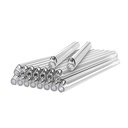 ADD GEAR SMV Optical Fiber Splicing Sleeve Clear PE Heat Shrinkable Tube Fiber Optic Cable/Fusion Splice Telecom FTTH Protector Kit 1.2 mm Steel Needle (Length 45 mm) (500)