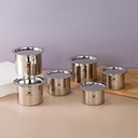 Flat Bottom Top Set of 6pcs(525ml,650ml,750ml,950ml,1150ml,1400ml)