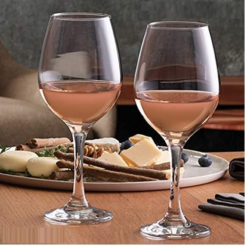 Style Crystal Clear 310 ml Red Wine and White Wine Glasses Perfect for Parties, Gifts,Housewarming,Weddings,Aniversary Set of 2