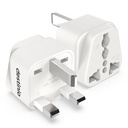Destinio Type G Travel Adapter | UK Plug Adapter for India to UK, UAE, Singapore & More | Universal Socket, 13A 250V 2500W| International Travel Plug Adapter | CE & RoHS Certified (Pack of 2)