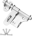 Latches Bolts Stainless Steel Latch Heavy Duty Door Bolt Barrel Slide Lock with Padlock Hole for Doors