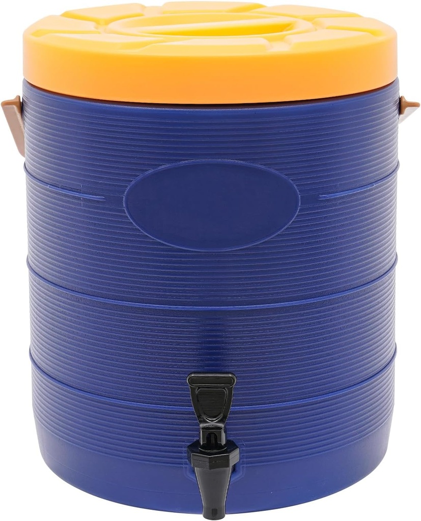 Stainless Steel Insulated Beverage Dispenser with Faucet, 6.6Gal/25L Hot and Cold Drink Dispenser, Thermal Drink Container for Tea Coffee Milk Juice Party Catering