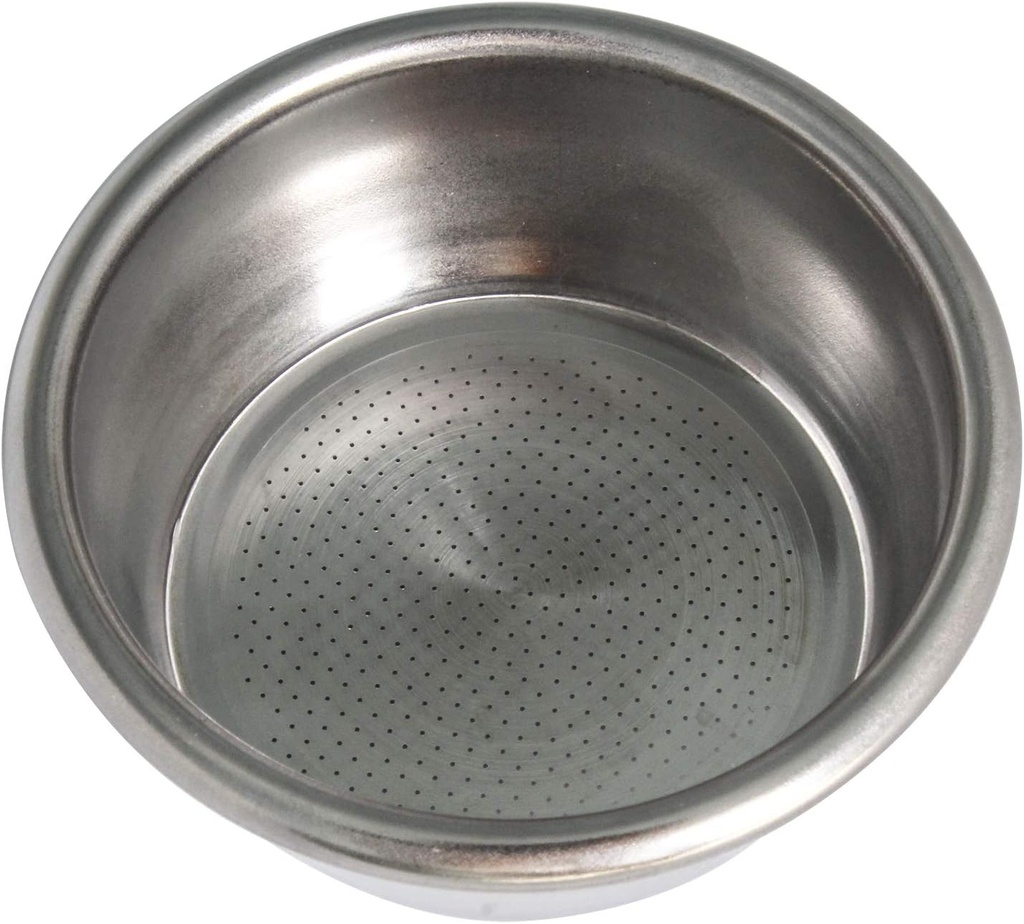 54mm Coffee Stainless Filter Basket, Two Cup-Single Wall, Non-pressure Filter Accessories Compatible with Breville 54mm Portafilter, Fit Breville Barista Express/Pro/Touch, Infuser, Duo-Temp Pro