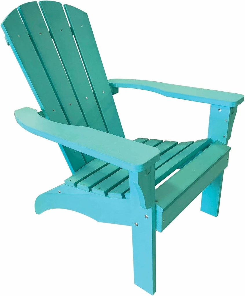 Leigh Country Poly Resin Adirondack Chair, Turquoise