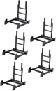 Alipis 5pcs Multipurpose Display Stand Plate Storage Rack for Cabinet Plastic Frame Holder