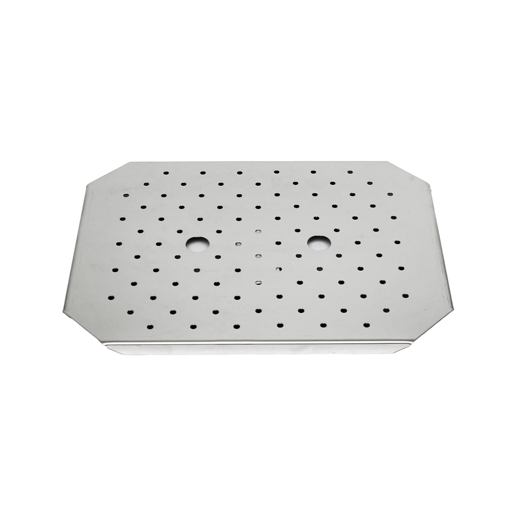 TrueCraftware- Stainless Steel Half-Size False Bottom- for Heavy-Duty Steam Pan Chafing Steam Table Pan Catering Storage Metal Food Pan