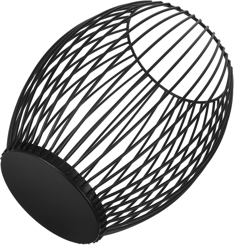 Iron Storage Basket Fruit Holder for Kitchen Vintage Decor Coffee Bar Accessory Countertop Fruit Organizer