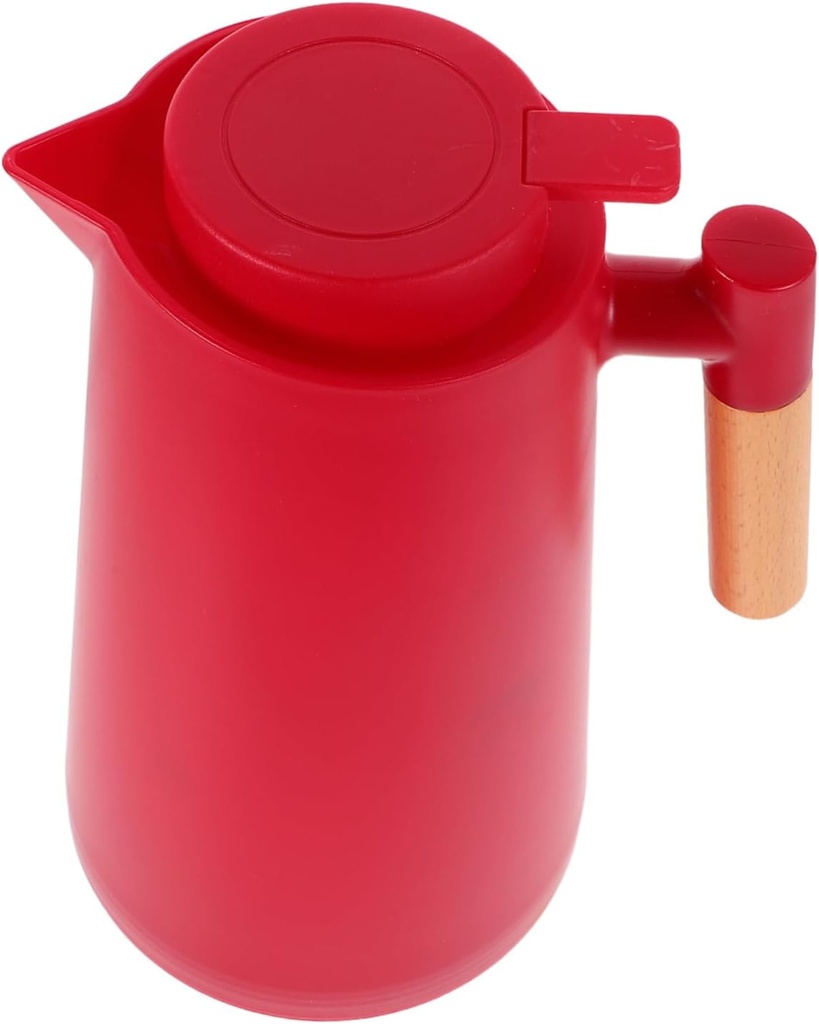 IMIKEYA Insulated Coffee Carafe Lid 34 Oz Thermal Drink Container Glass Lined Hot Water Dispenser for Home and Office Use for Tea and Coffee