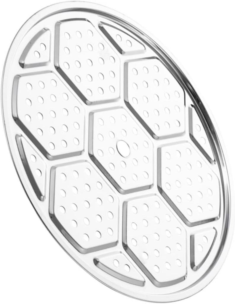 VOSAREA Stainless Steel Steaming Rack Steamer Hotel Pot Steaming Plate Food Steamer Tool