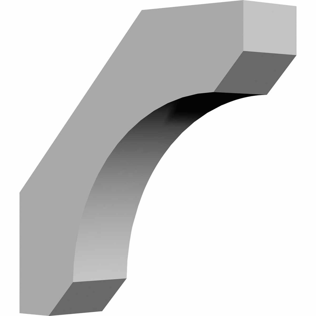 Ekena Millwork BKT12X12X03LE 3-Inch W x 12-Inch D x 12-Inch H Legacy Bracket