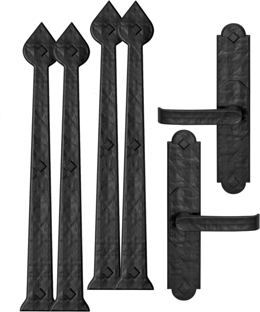 Rustic Aspen Magnetic Garage Door Hardware (6-Piece Set)