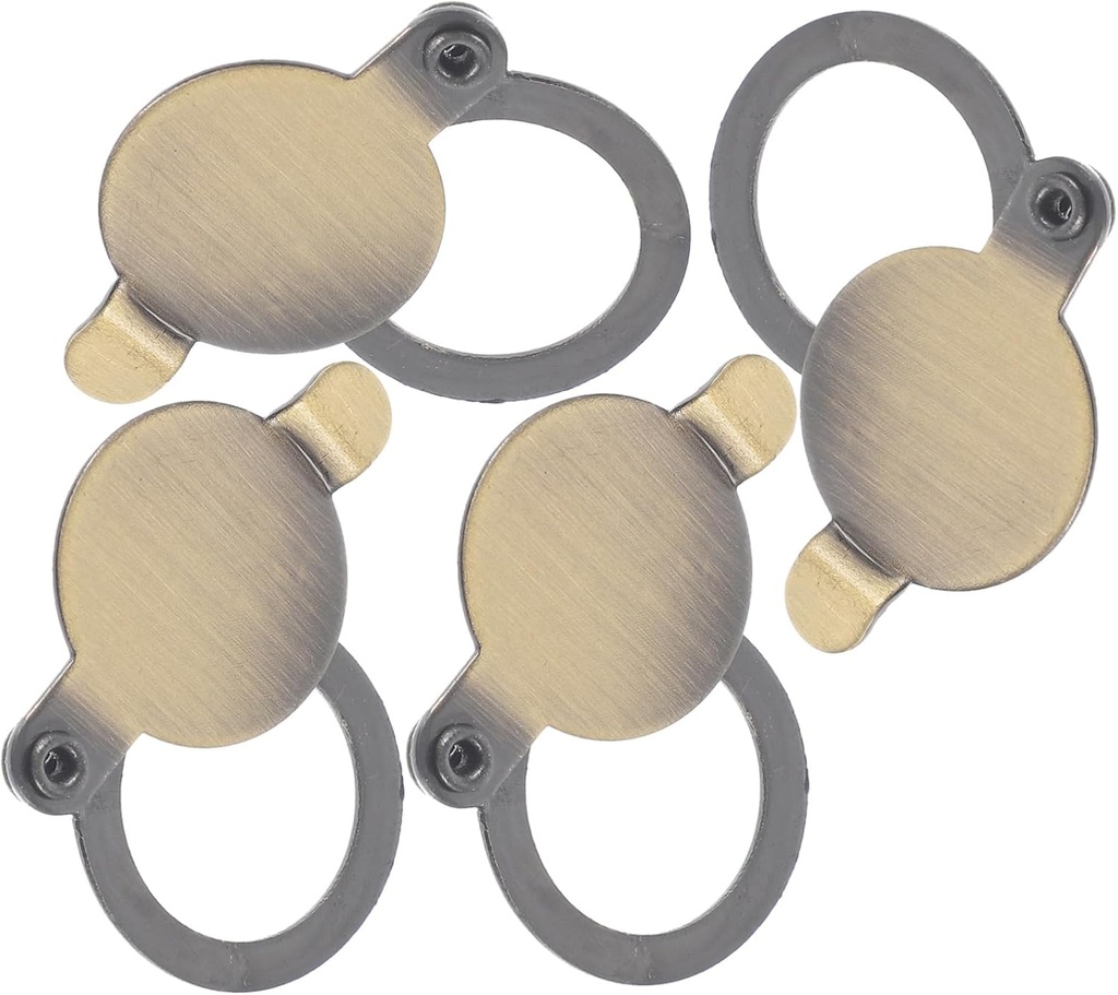 4pcs Peephole Covers for Door Door Major Privacy Cover Plate Easy Installation Apartment Essentials