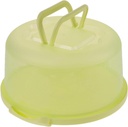 Handheld Cake Carrier Lid Round Cake Holder for and Storage of Muffins and Baked Goods and Reusable Design