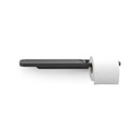 Brabantia Mindset Wall Mounted Toilet Roll Holder with Shelf (Mineral Infinite Gray) Wide Opening, Bathroom Tissue Rack, Anti-Rust Materials