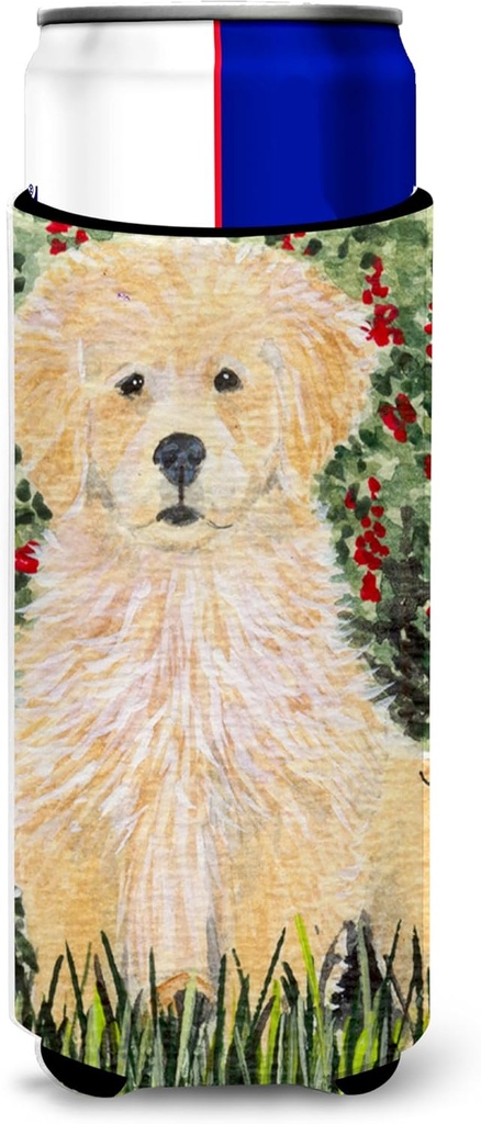 Golden Retriever Ultra Beverage Insulators for slim cans