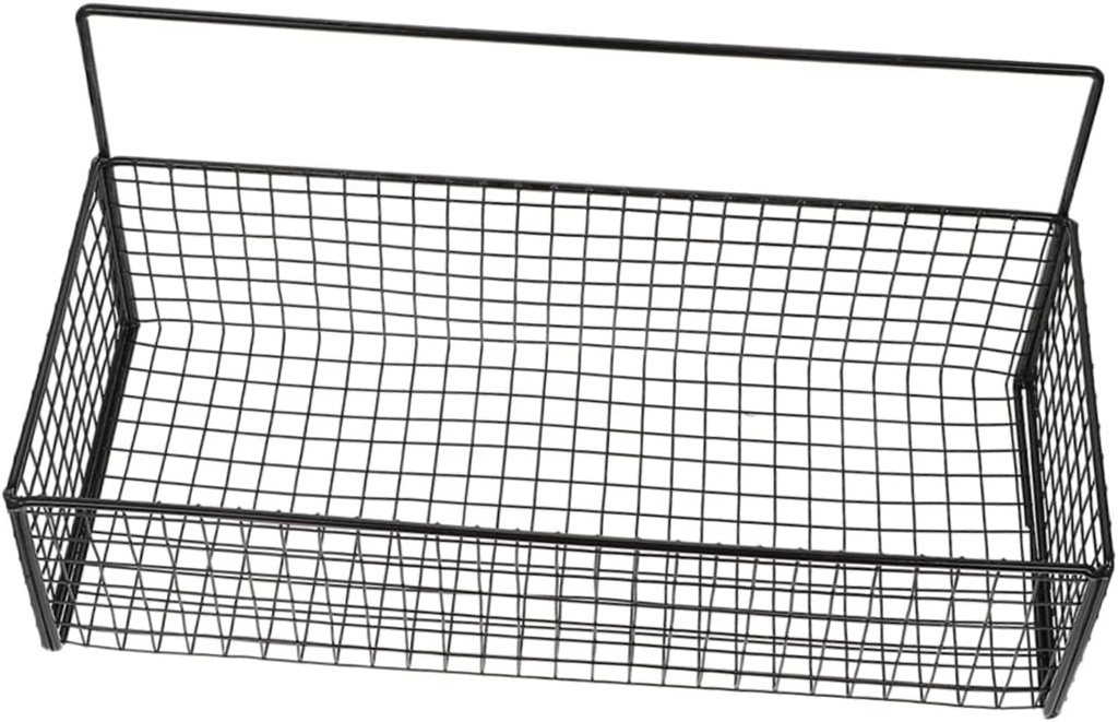 Farmhouse Style Wall Hanging Baskets Metal Storage Bins for Kitchen Bathroom