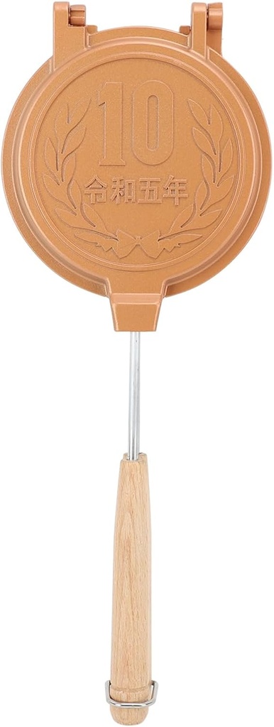 Sandwich Baking Tray, Non Stick Even Heating Pancake Frying Pan with Detachable Handle, Double Sided Sandwich Baking Pan Breakfast Sandwich Maker for Breakfast Pancakes, Toast, Omelets