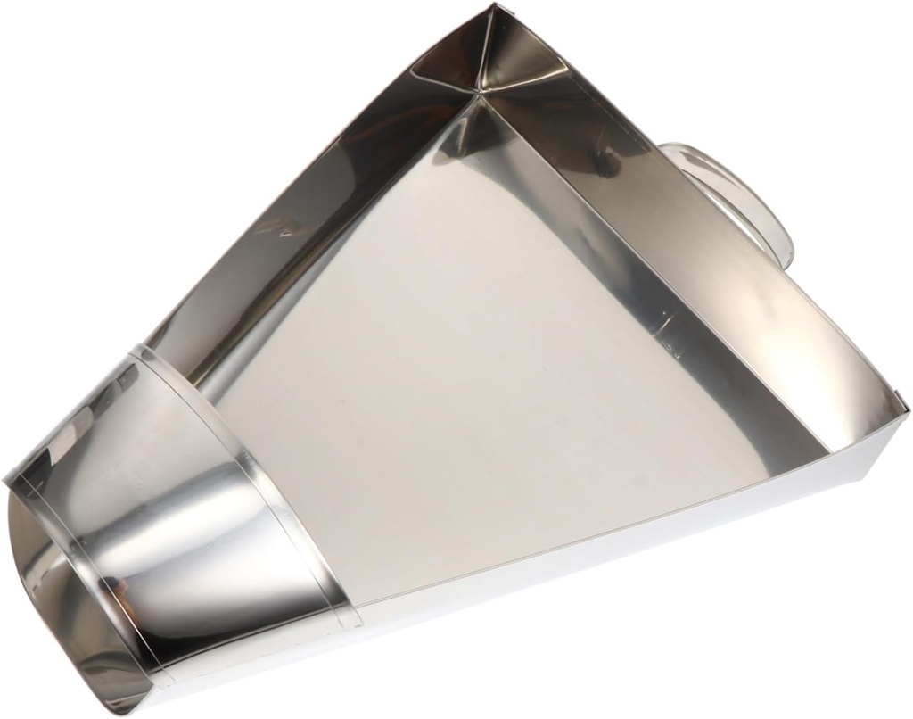 PRETYZOOM 1pc Fries Shovel Stainless Steel French Fries Shovel for Easy Cleaning